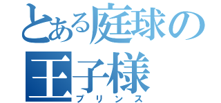 とある庭球の王子様（プリンス）