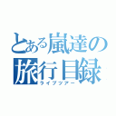 とある嵐達の旅行目録（ライブツアー）