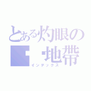 とある灼眼の洃銫地帶（インデックス）