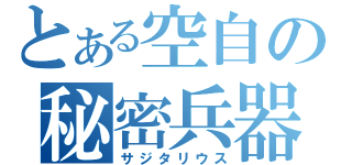 とある空自の秘密兵器（サジタリウス）