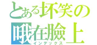 とある坏笑の哦在臉上（インデックス）