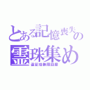 とある記憶喪失の霊珠集め（遠征地無限回廊）