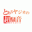 とあるヤジオの超騒音（ゲスボイス）