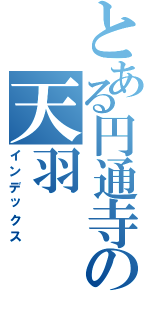 とある円通寺の天羽（インデックス）