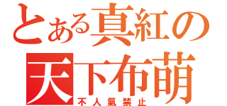 とある真紅の天下布萌（不人氣禁止）