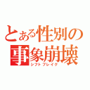 とある性別の事象崩壊（シフトブレイク）