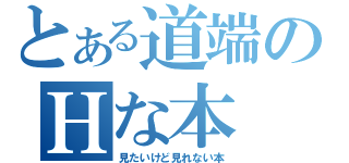 とある道端のＨな本（見たいけど見れない本）