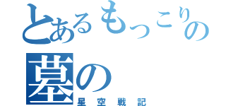 とあるもっこりの墓の（星空戦記）