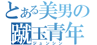 とある美男の蹴玉青年（ジュンシン）