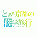 とある京都の修学旅行（思い出の旅）