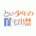 とある少年の自宅出禁（ヒキニート）