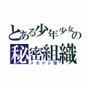 とある少年少女達の秘密組織（メカクシ団）