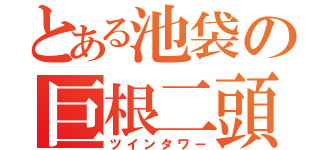 とある池袋の巨根二頭（ツインタワー）