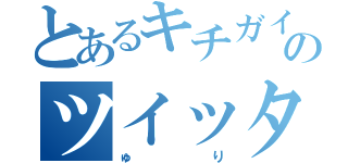 とあるキチガイのツイッター民（ゅり）