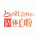 とある社会科の固体白粉（パンケーキ屋さん）