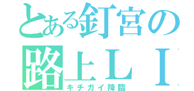 とある釘宮の路上ＬＩＶＥ（キチガイ降臨）