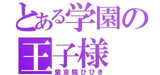 とある学園の王子様（紫京院ひびき）