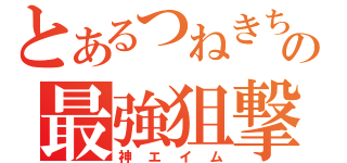 とあるつねきちの最強狙撃（神エイム）