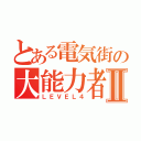 とある電気街の大能力者Ⅱ（ＬＥＶＥＬ４）