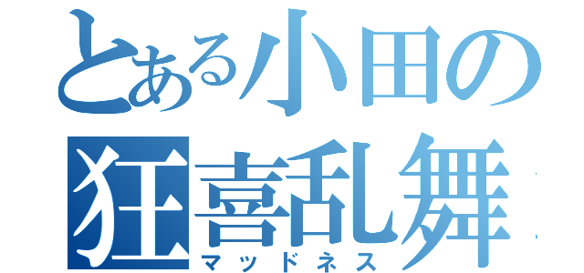 とある小田の狂喜乱舞（マッドネス）