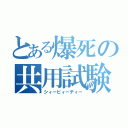 とある爆死の共用試験（シィービィーティー）