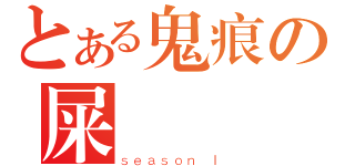 とある鬼痕の屎記記記（ｓｅａｓｏｎ Ｉ）