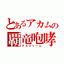 とあるアカムの覇竜咆哮（デスストーム）