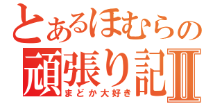 とあるほむらの頑張り記録Ⅱ（まどか大好き）