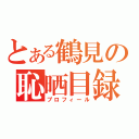 とある鶴見の恥晒目録（プロフィール）