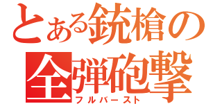 とある銃槍の全弾砲撃（フルバースト）