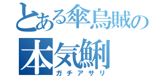 とある傘烏賊の本気鯏（ガチアサリ）