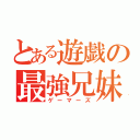 とある遊戯の最強兄妹（ゲーマーズ）