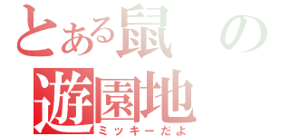 とある鼠の遊園地（ミッキーだよ）