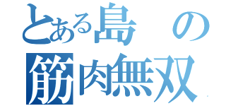 とある島の筋肉無双（）