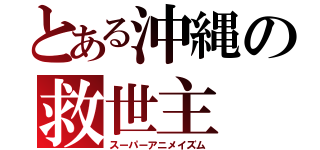 とある沖縄の救世主（スーパーアニメイズム）