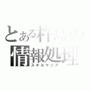 とある杵島の情報処理（スキルマニア）