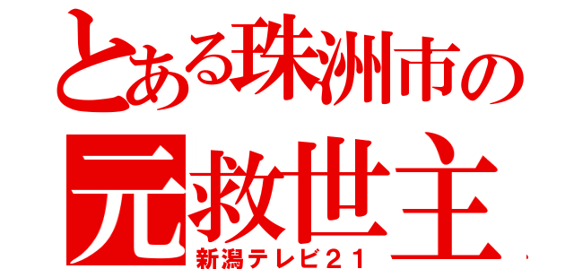 とある珠洲市の元救世主（新潟テレビ２１）