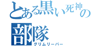 とある黒い死神の部隊（グリムリーパー）