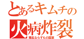 とあるキムチの火病炸裂（南北ならずもの国家）