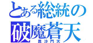 とある総統の破魔蒼天（　毘沙門天）