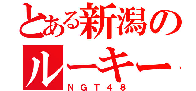 とある新潟のルーキー（ＮＧＴ４８）