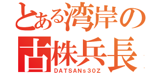 とある湾岸の古株兵長（ＤＡＴＳＡＮｓ３０Ｚ）