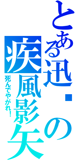 とある迅姬の疾風影矢（死んでやがれ！ ）