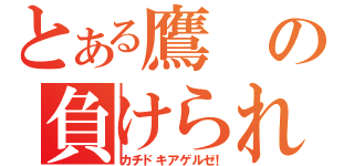 とある鷹の負けられない闘い（カチドキアゲルゼ！）