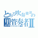 とある吹奏楽部の黒管奏者Ⅱ（クラリネット奏者）