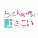 とある大網白里町のよさこいチーム大和（インデックス）