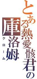 とある熱愛骸君の庫洛姆（クローム）