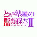 とある塾屋の書類保存Ⅱ（プリントファイル）