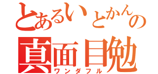 とあるいとかんの真面目勉強（ワンダフル）