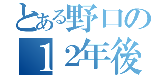 とある野口の１２年後（）